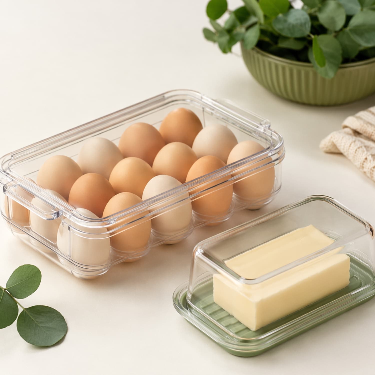 Egg & Butter Fridge Holder — Studio