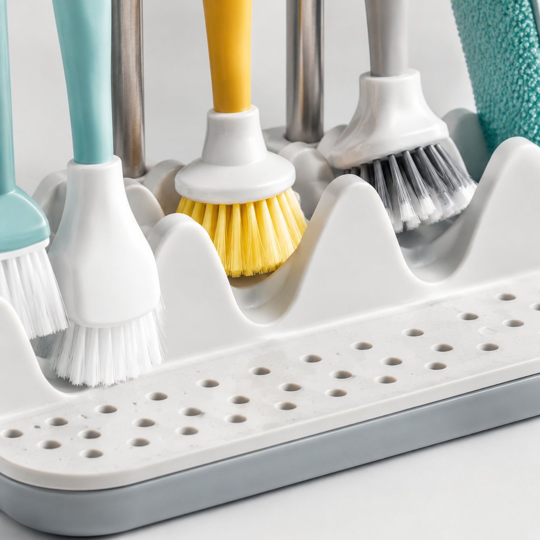Brush Drying Stand close-up detail