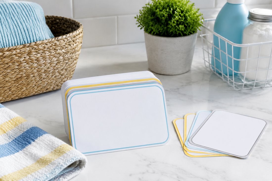 Task Card Set in use at home